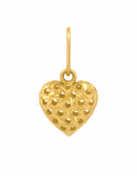 Dije Corazón Puntos 8 mm Oro Sólido 14k