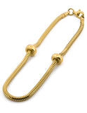 Pulsera Pulso Base 19 cm Oro Sólido 14k