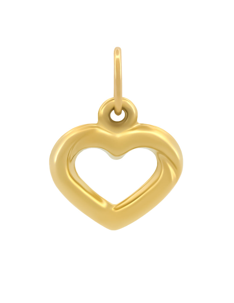 Hermoso Dije Corazón Oro Sólido 14k – Casa del Anillo Joyería