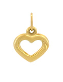 Hermoso Dije Corazón Oro Sólido 14k