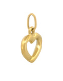 Hermoso Dije Corazón Oro Sólido 14k