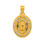 Medalla Virgen De Guadalupe 1.4 cm Oro Sólido 10k Primera Comunión