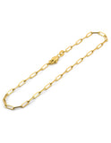 Pulsera Clip 2.5 mm Oro Solido 14k