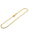 Pulsera Clip 1.5 mm 18 cm Oro Solido 10k