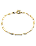 Pulsera Clip 2.5 mm Oro Solido 10k