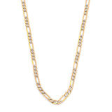 Cadena Estilo Cartier Diamantada Oro Italiano Sólido 14k 40 cm