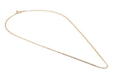 Cadena Estilo Cartier Oro Italiano Sólido 14k 50 cm