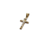 Dije Cristo Liso Oro Sólido 14k  2.6 Cm