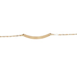 Esclava Oro Florentino Solido 18 cm 14k