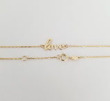 Pulsera Tobillera Love Oro Sólido 10k